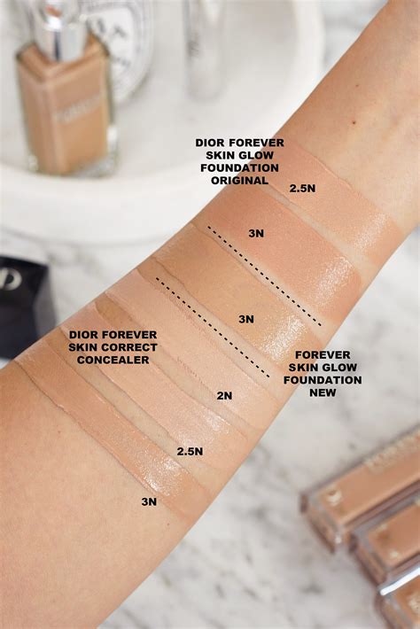 dior make up forever skin glow 2n|Dior Forever Skin glow shades.